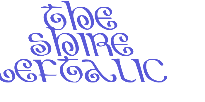 The Shire Leftalic Font