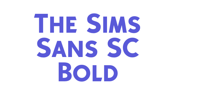 The Sims Sans SC Bold Font Download