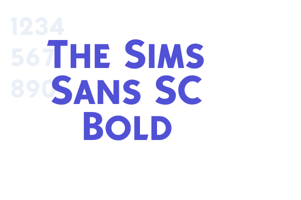 The Sims Sans SC Bold