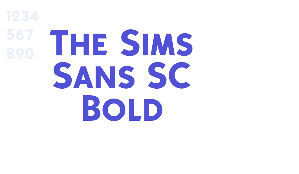 The Sims Sans SC Bold-font-download