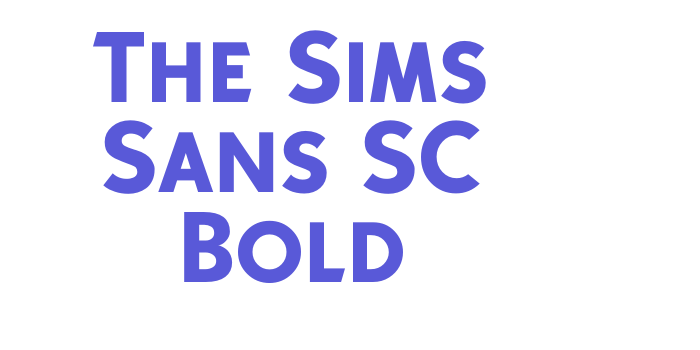 The Sims Sans SC Bold Font