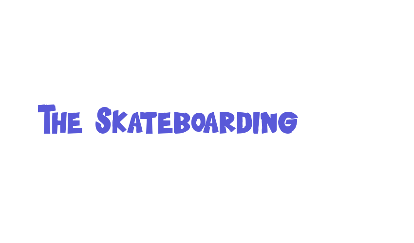 The Skateboarding Font Download