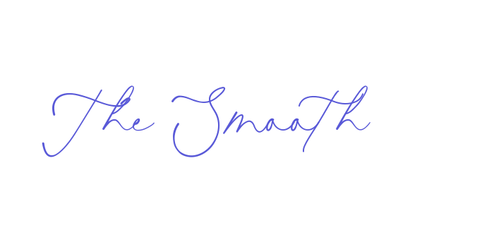 The Smooth Font Download