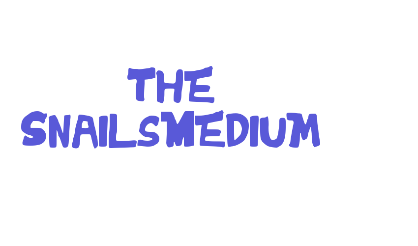 The Snails-Medium Font Download