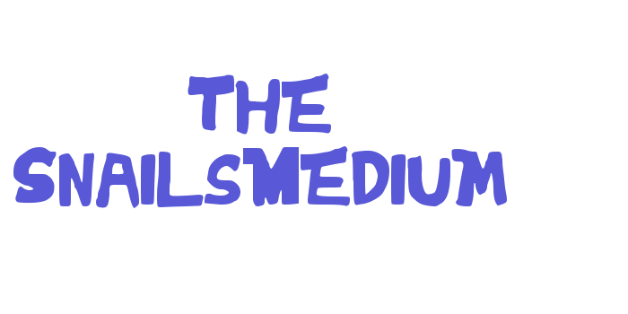 The Snails-Medium Font Download