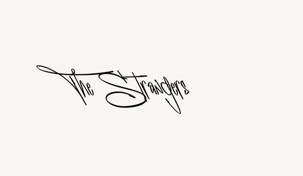 The Strangers Font