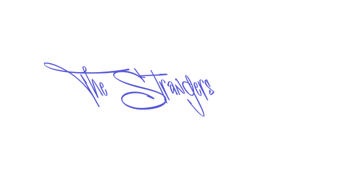 The Strangers Font Download