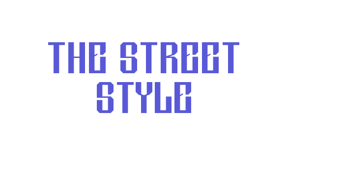 The Street Style Font Download