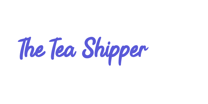 The Tea Shipper Font