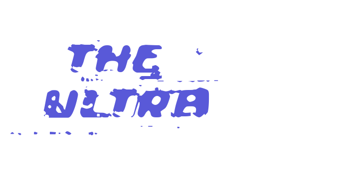 The Ultra Font