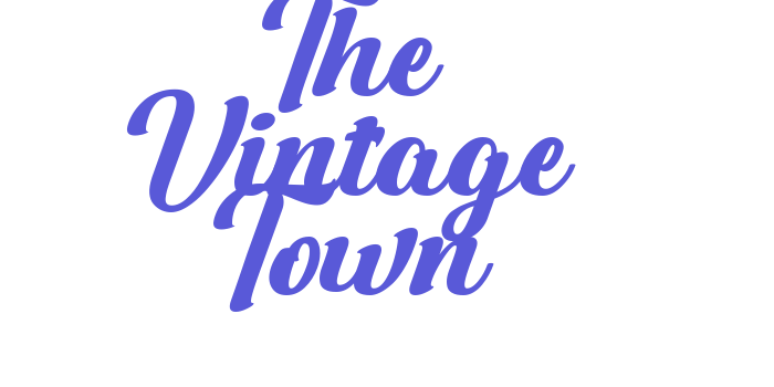 The Vintage Town Font