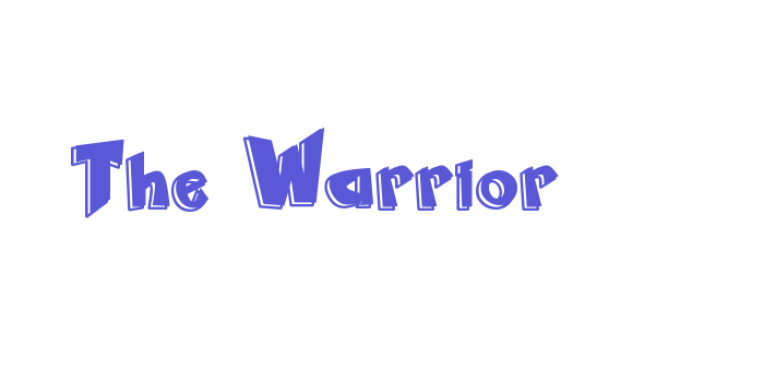 The Warrior Font Download