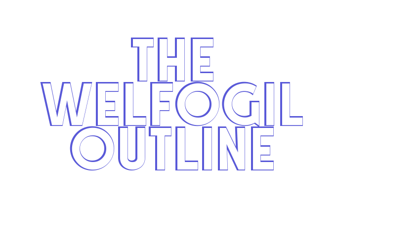 The Welfogil Outline Font Download