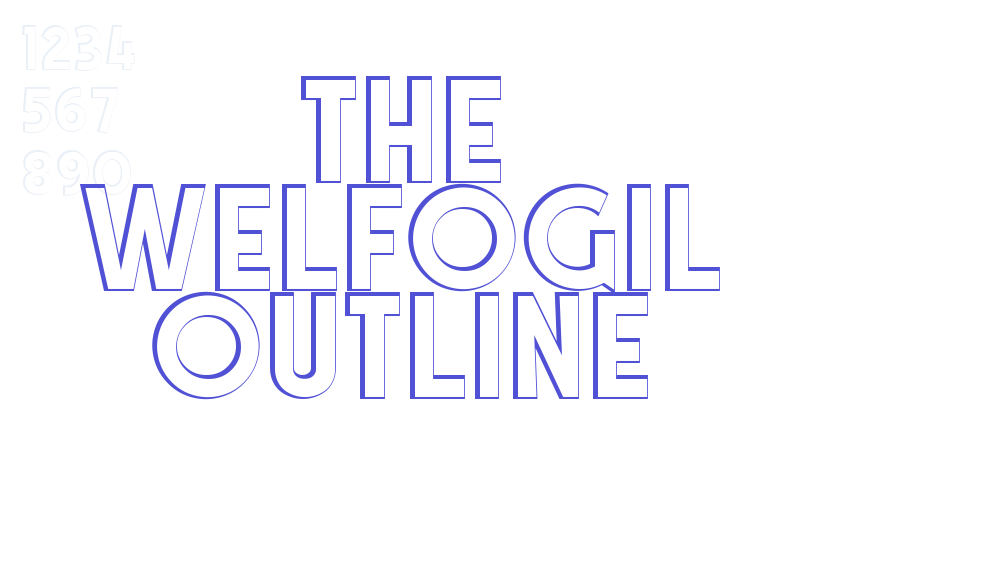 The Welfogil Outline-font-download