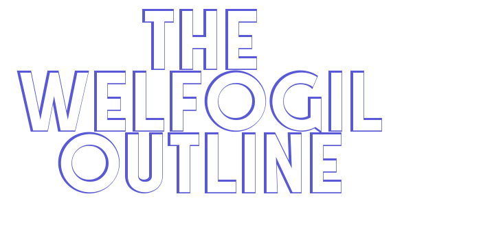 The Welfogil Outline Font