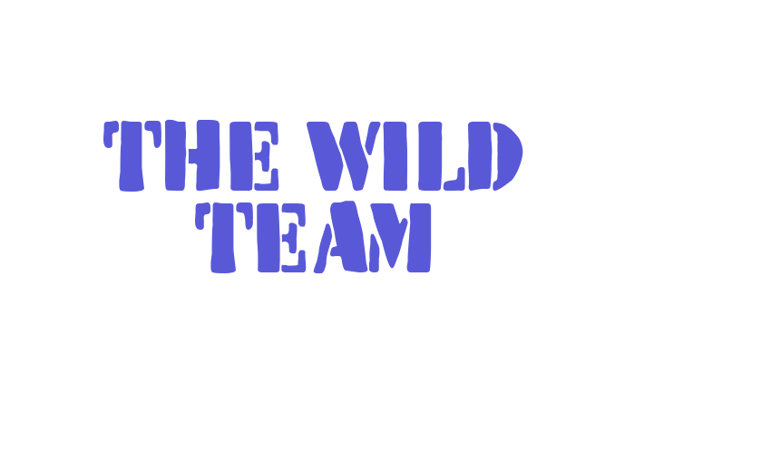 The Wild Team Font Download