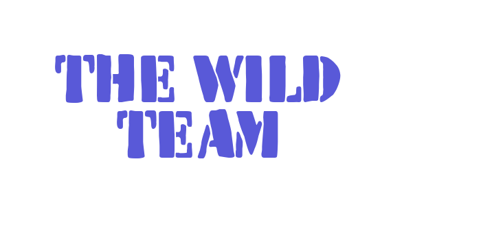 The Wild Team Font Download