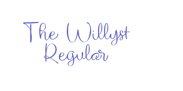 The Willyst Regular Font Download