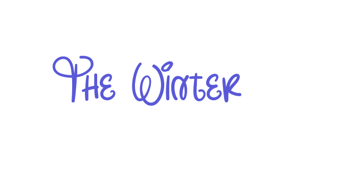 The Winter Font