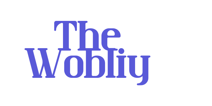 The Wobliy Font