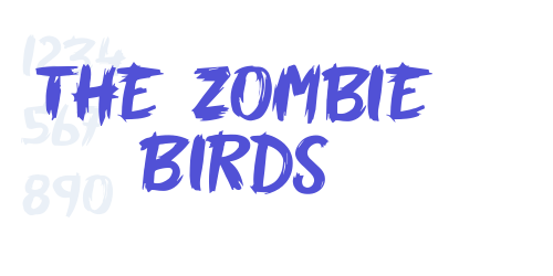 The Zombie Birds-font-download