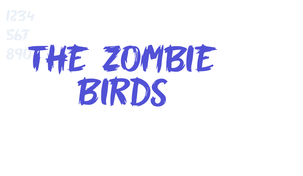 The Zombie Birds-font-download