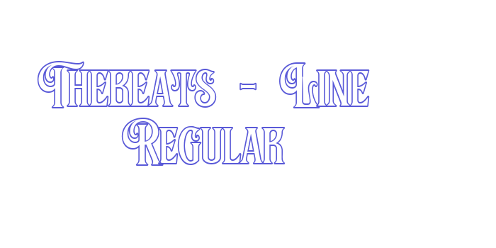 Thebeats – Line Regular Font Download