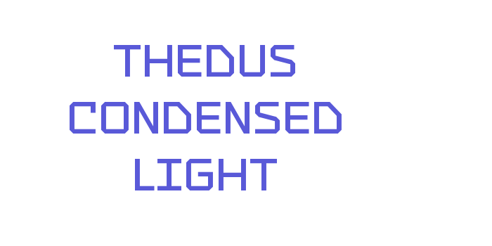 Thedus Condensed Light Font Download