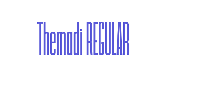 Themadi REGULAR Font Download