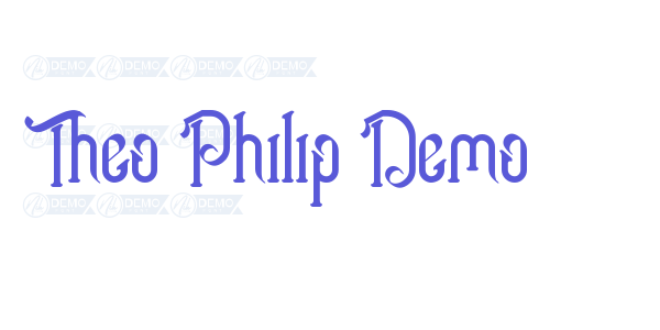 Theo Philip Demo font