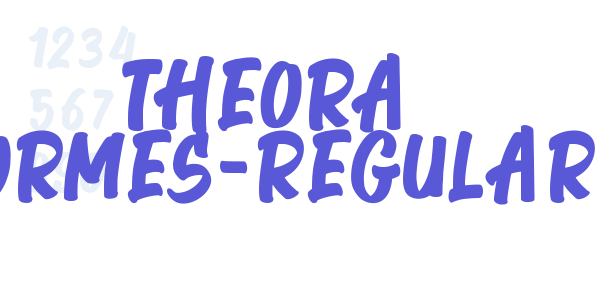 Theora Gormes-Regular font free