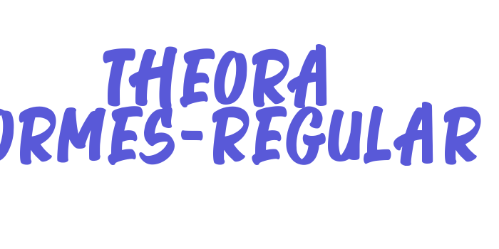 Theora Gormes-Regular Font Download