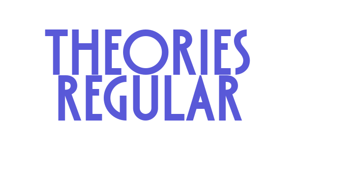 Theories Regular Font