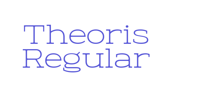 Theoris Regular Font Download