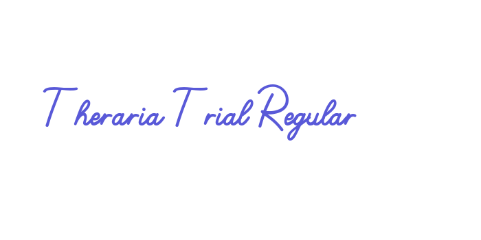 Theraria Trial Regular Font Download