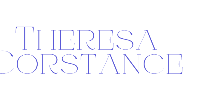 Theresa Corstance Font Download