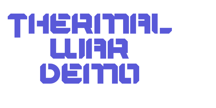 Thermal War Demo Font Download