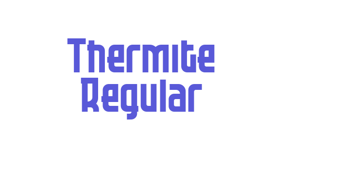 Thermite Regular Font Download