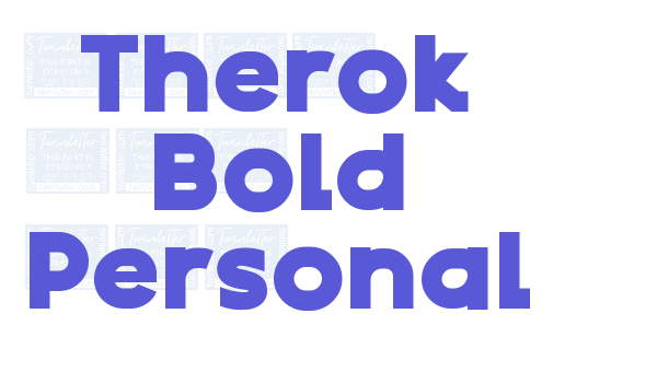 Therok Bold Personal Font