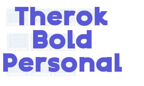 Therok Bold Personal Font Download