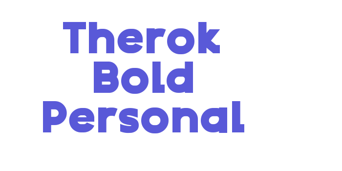 Therok Bold Personal Font Download