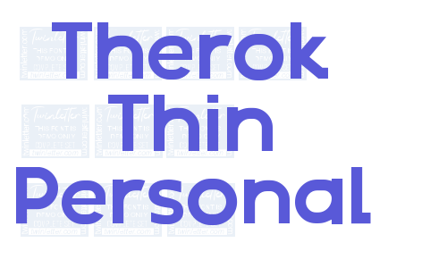 Therok Thin Personal Font Download