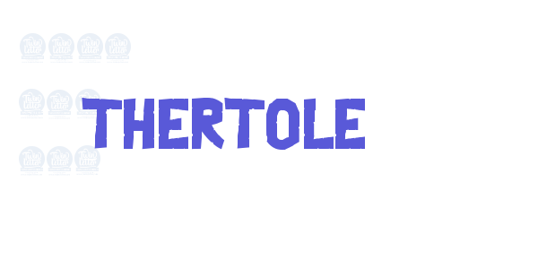 Thertole font free