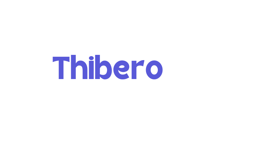 Thibero Font