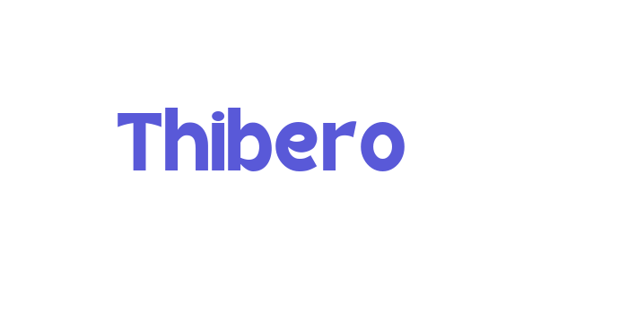 Thibero Font Download