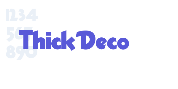 ThickDeco font free