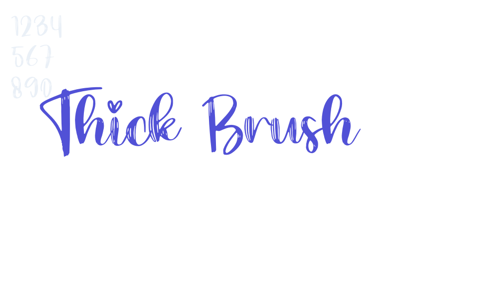 Thick Brush-font-download