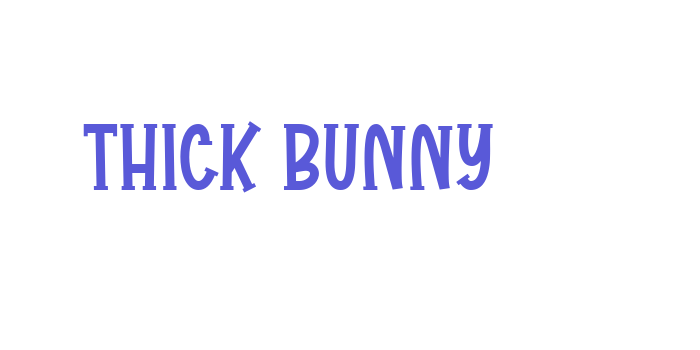 Thick Bunny Font Download