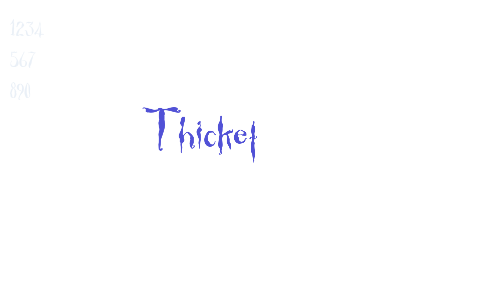 Thicket-font-download