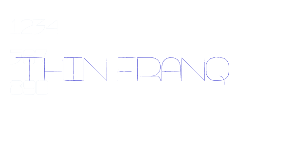 Thin Franq font